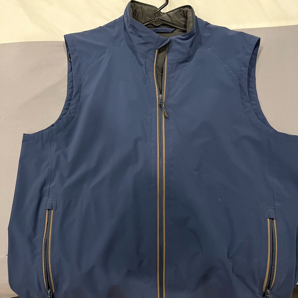 Vineyard Vines Jim Nantz Vest Large Blue